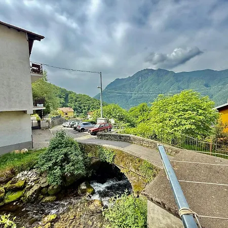 A House Between A Waterfall And A The Enchantment Of *