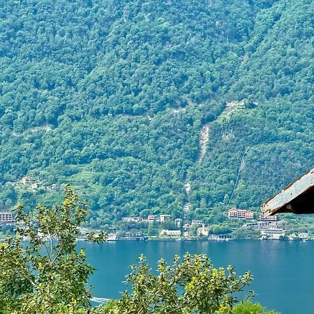 A House Between A Waterfall And A The Enchantment Of Lejlighed Nesso